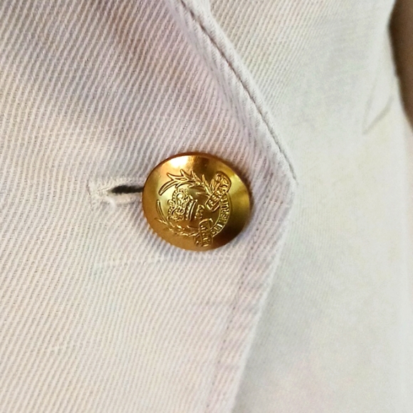 ✈️ A.L.C. womens tan linen/cotton blend blazer size 8 - Picture 2 of 12